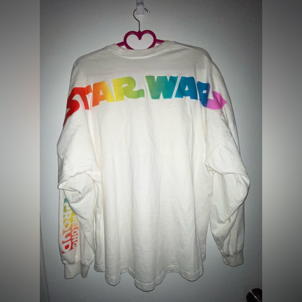 Disney Spirit Jersey Shirt Star Wars pride collection rainbow cotton M Medium